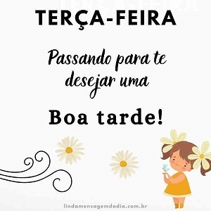 mensagem de boa tarde