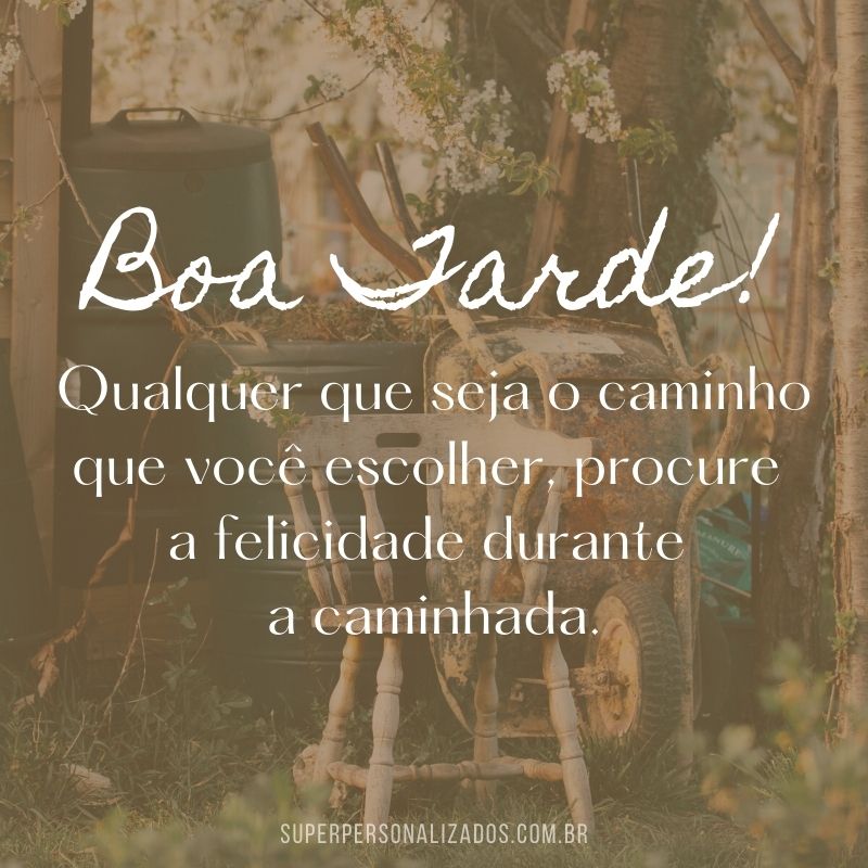 mensagem de boa tarde