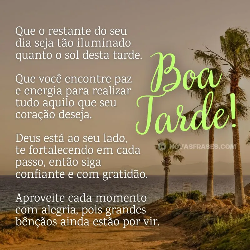 Mensagens de Boa Tarde Religiosas para Compartilhar com a Família