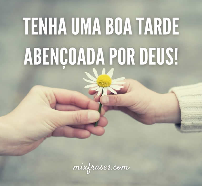 mensagens de boa tarde abençoada para família