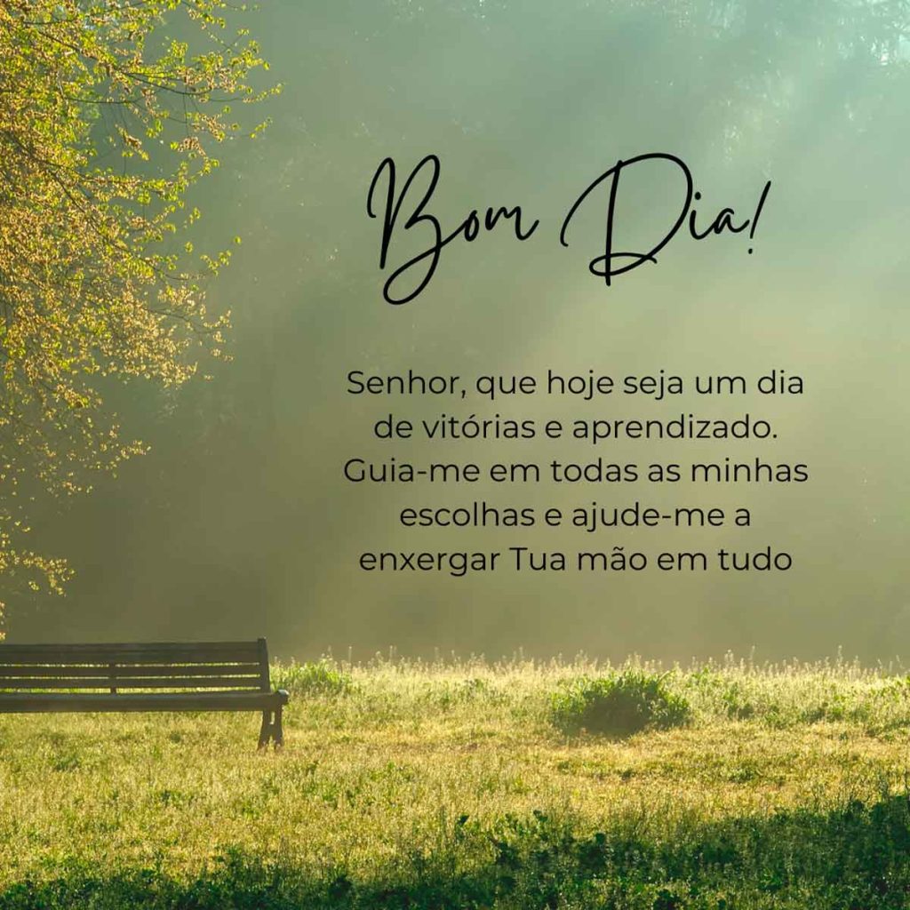 mensagem de bom dia com texto bíblico
