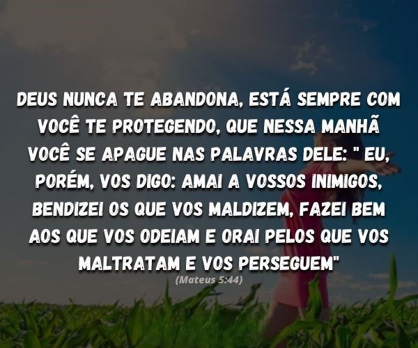 mensagem de bom dia com texto bíblico