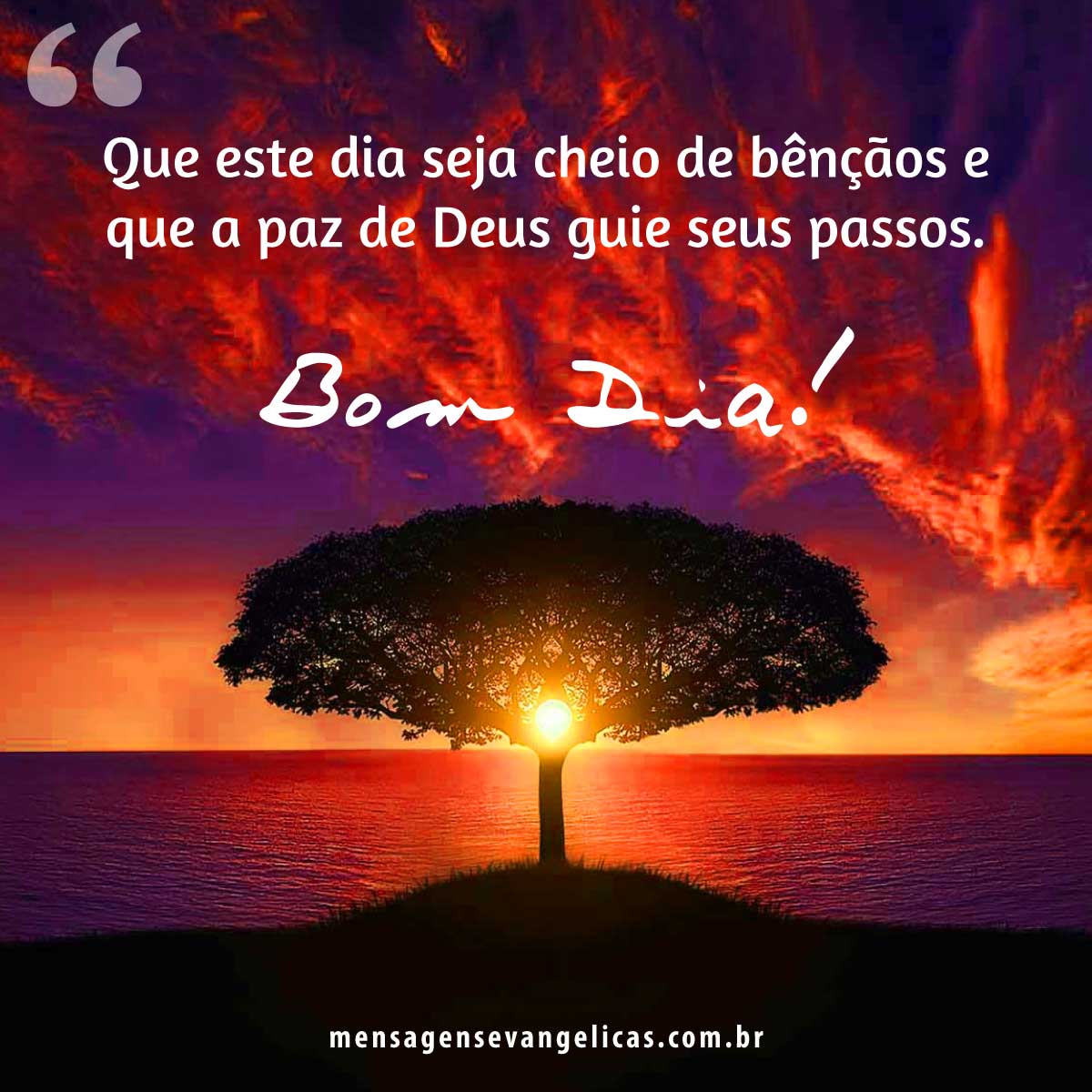 mensagens bíblicas de bom dia vs. mensagens motivacionais