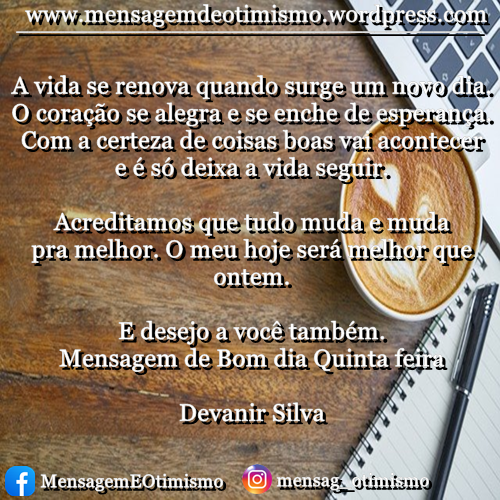 como criar mensagem de bom dia quinta-feira que engaja