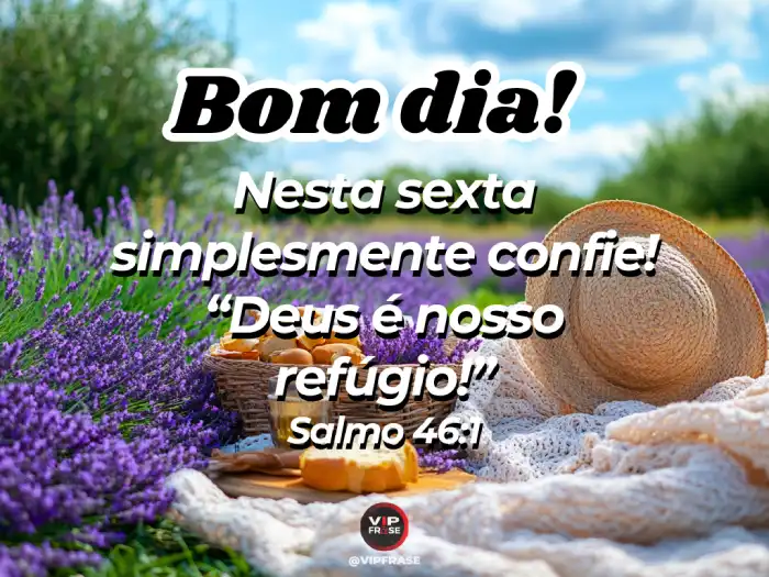 sexta-feira abençoada por Deus