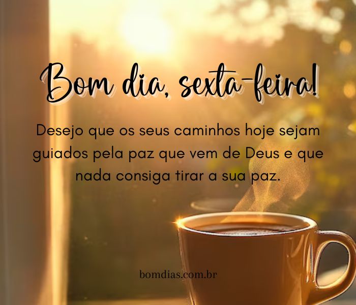 frases de fé para sexta-feira