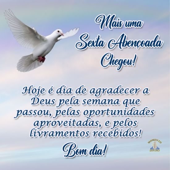 mensagens de paz para sexta-feira
