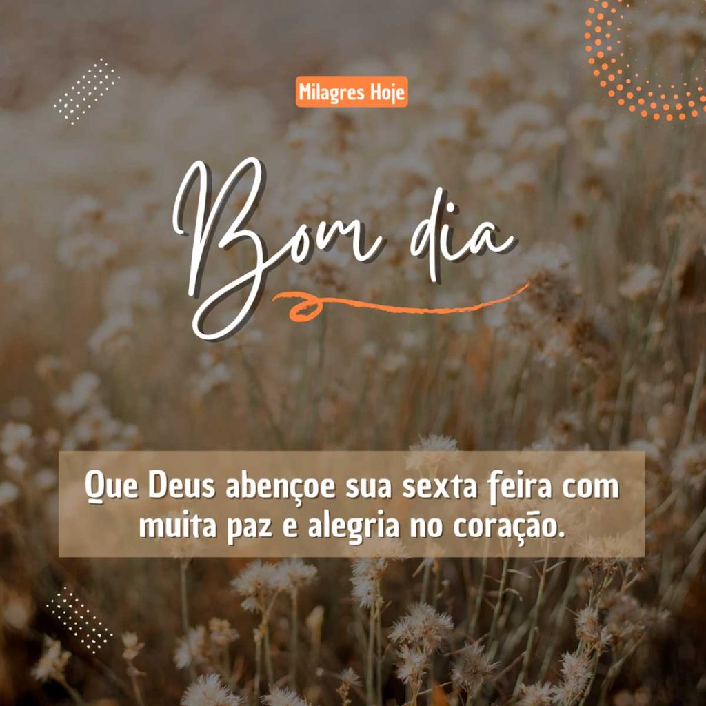 bom dia sexta-feira de renovação