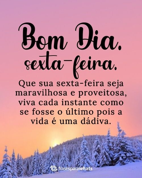 sexta-feira abençoada por Deus