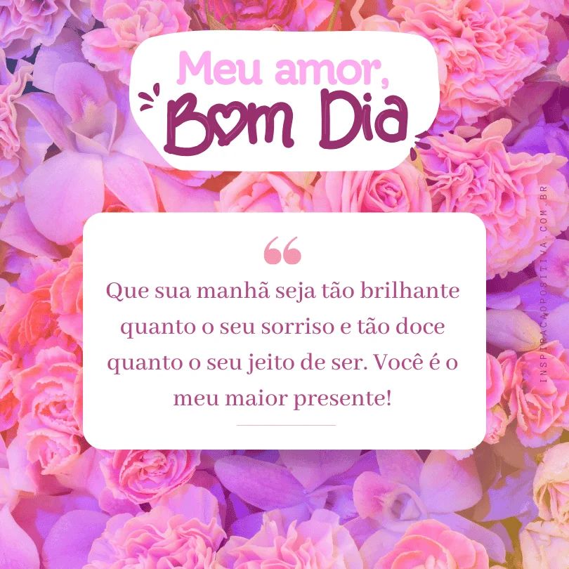mensagem de bom dia para esposa