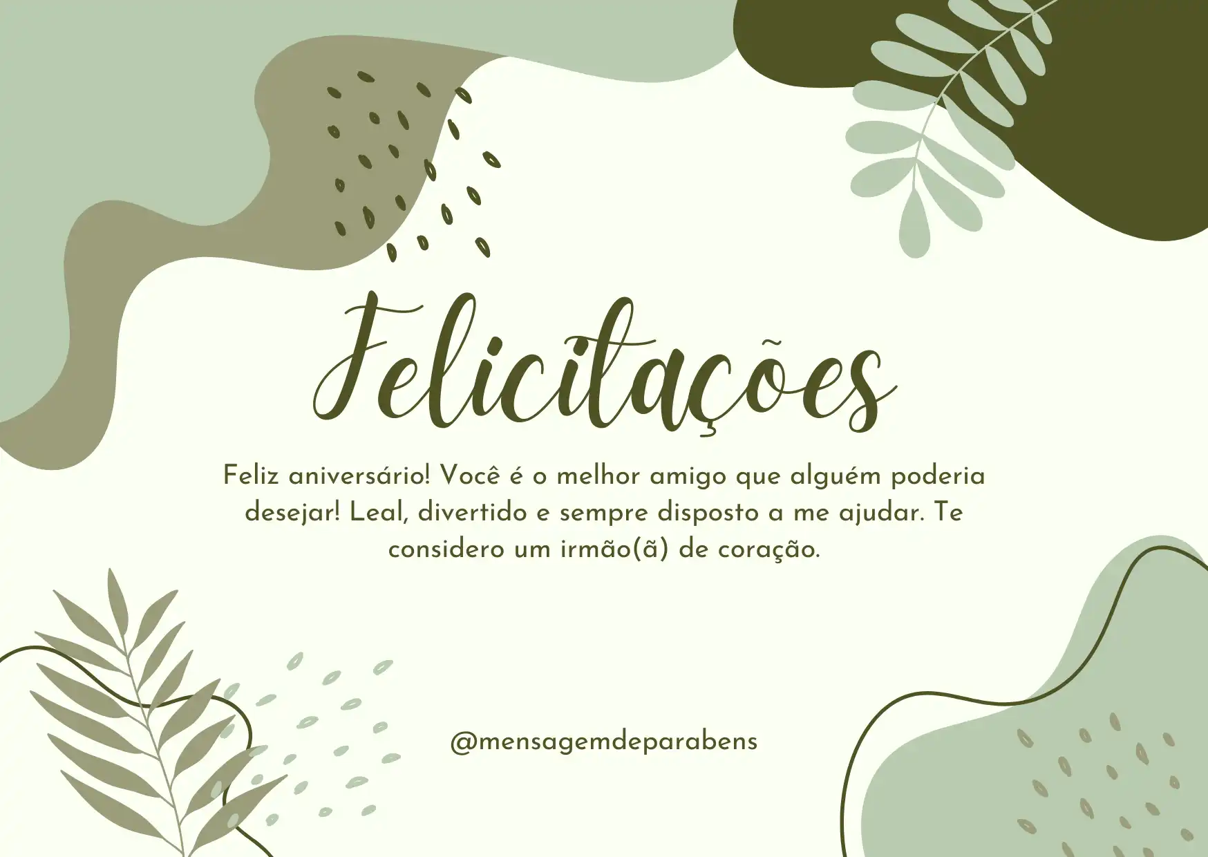 mensagem de feliz aniversário