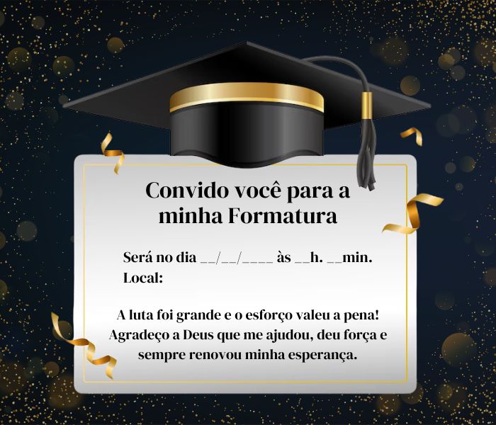 texto formatura individual