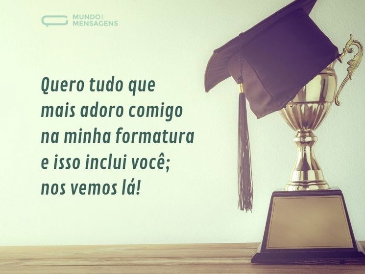 como fazer uma mensagem de formatura pessoal