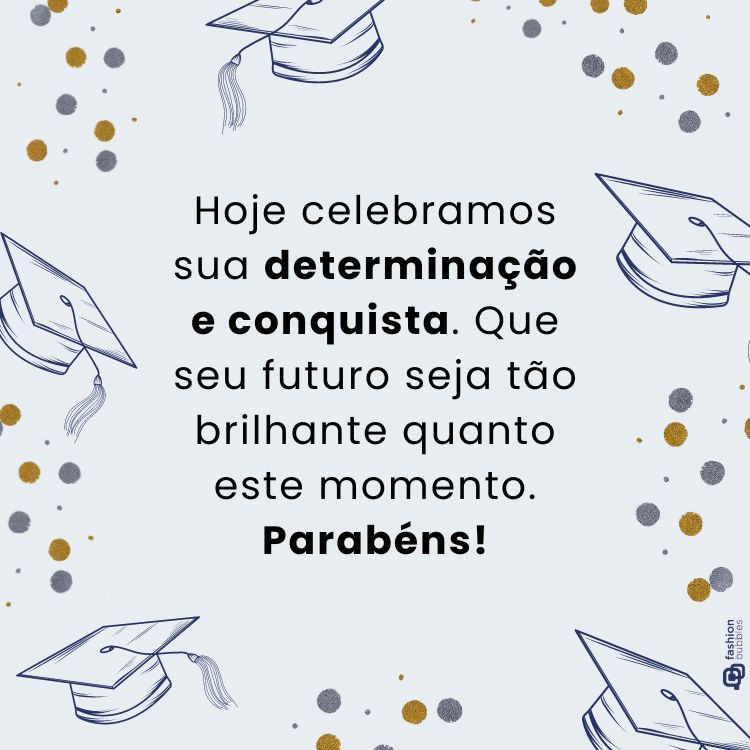 agradecimento formatura individual