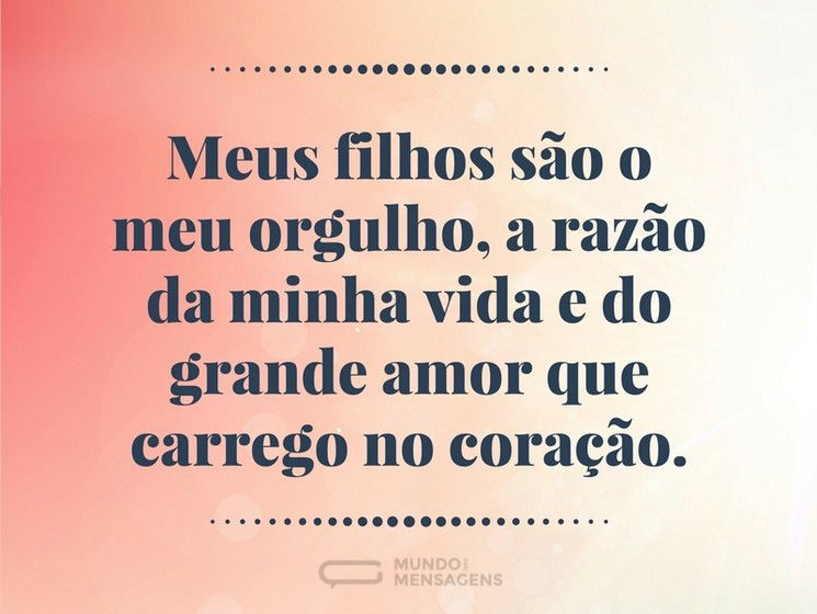 mensagem de mãe para filho