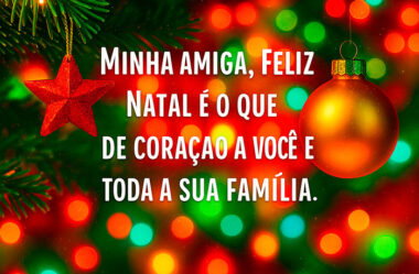 mensagem de natal para amigas