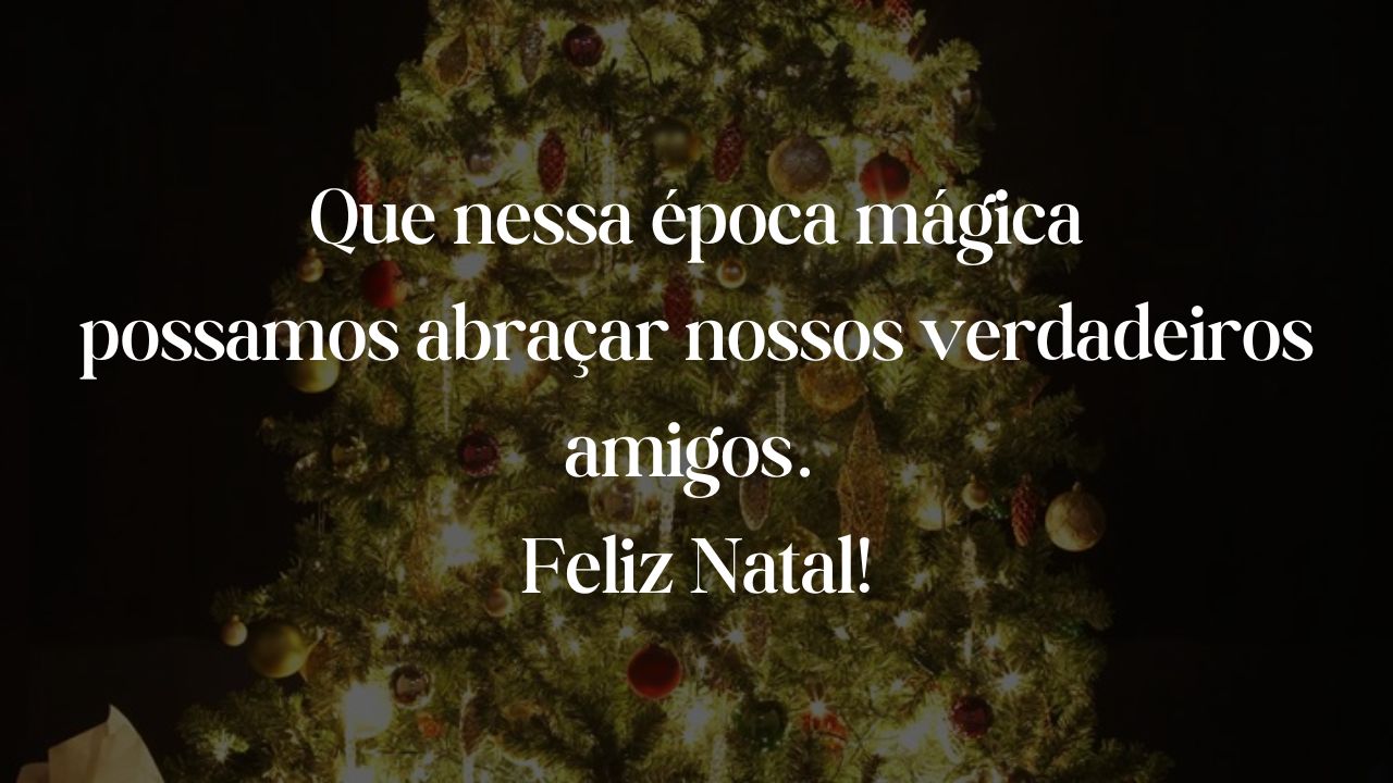 mensagem de natal para amigas