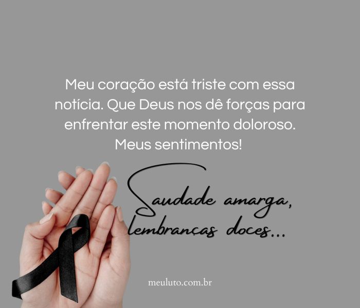 mensagens de condolências