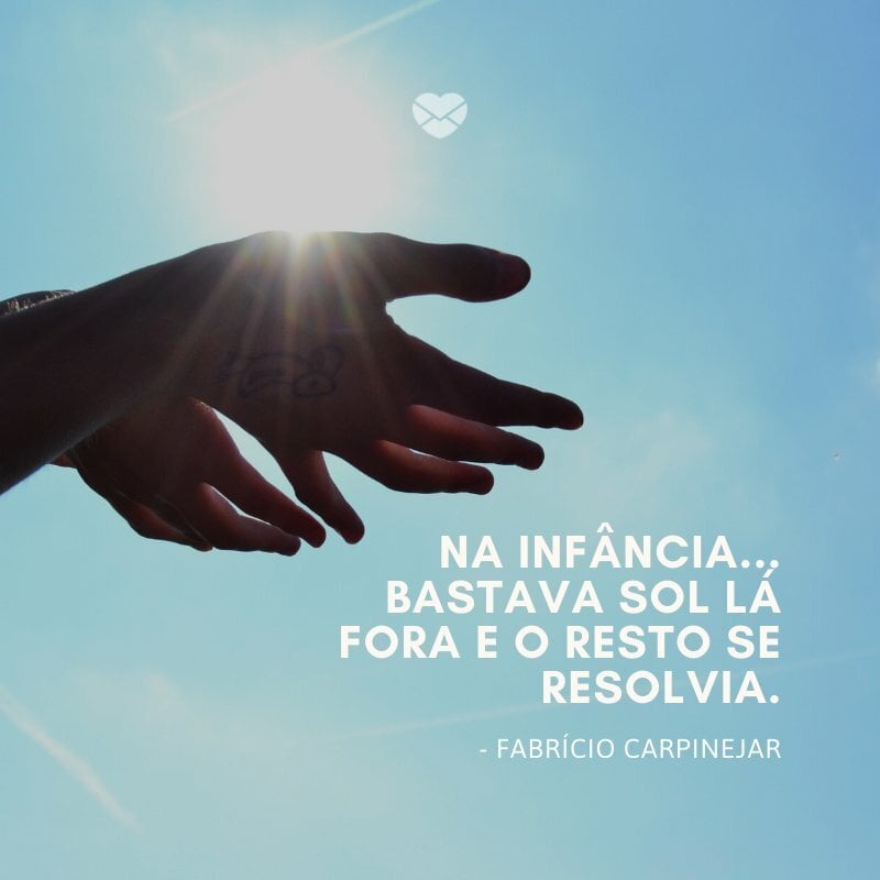 o sol como metáfora de positividade