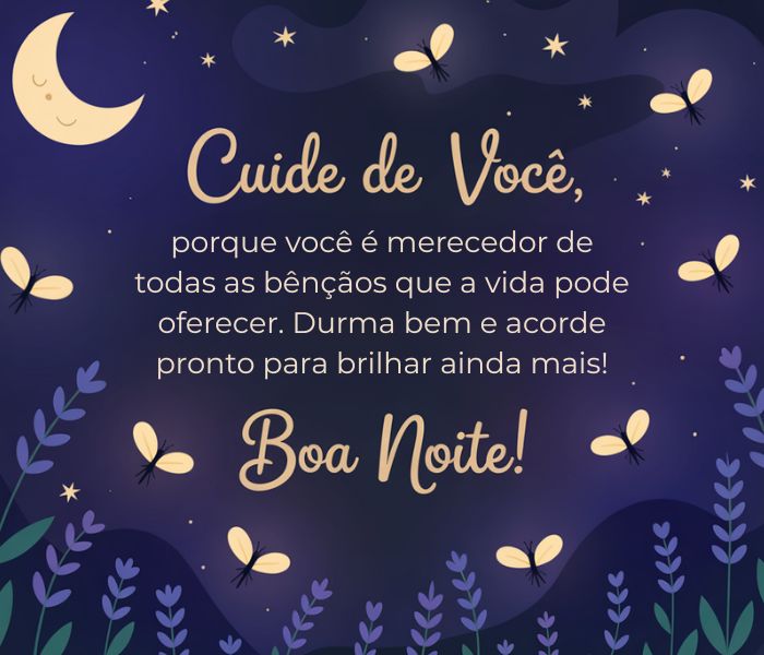 mensagens de boa noite curtas para status do whatsapp