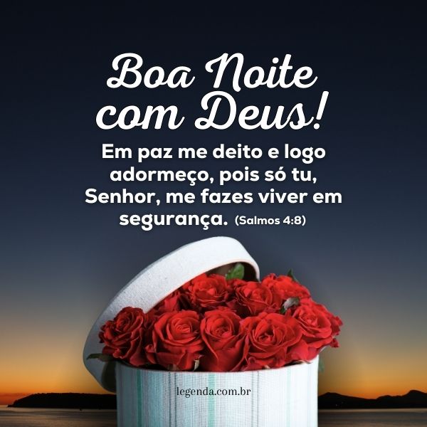 mensagens de boa noite com deus para inspirar