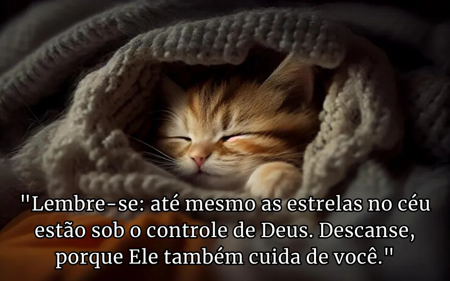 mensagens de boa noite com deus para crianças