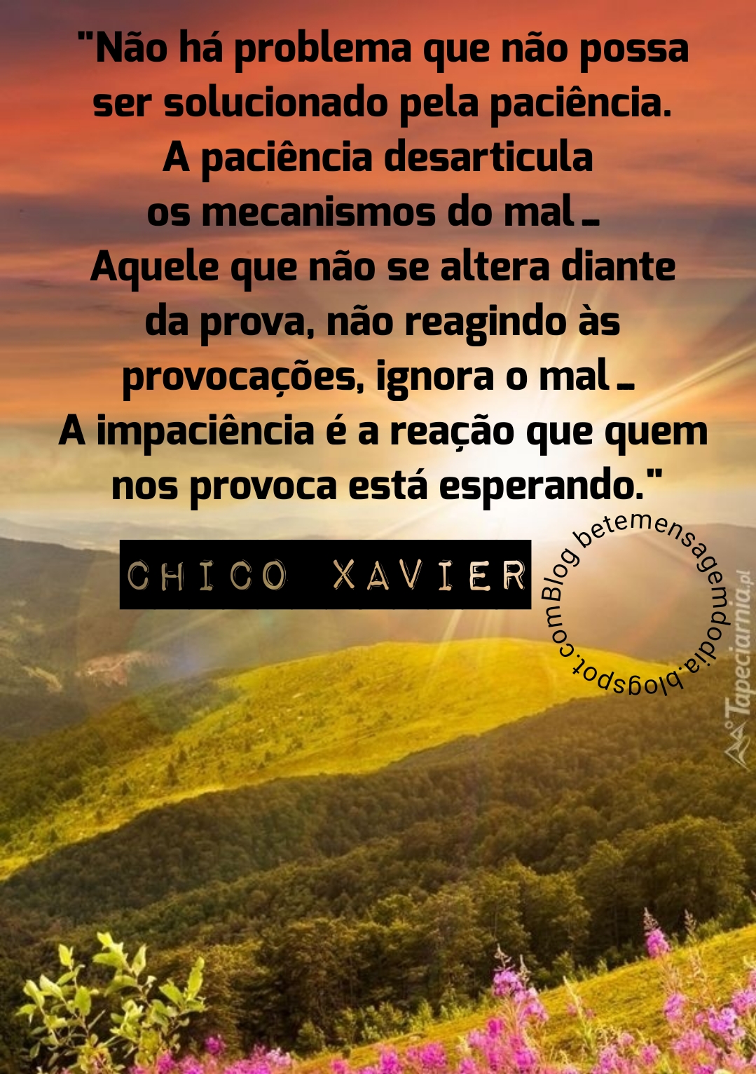 mensagens espíritas de Chico Xavier