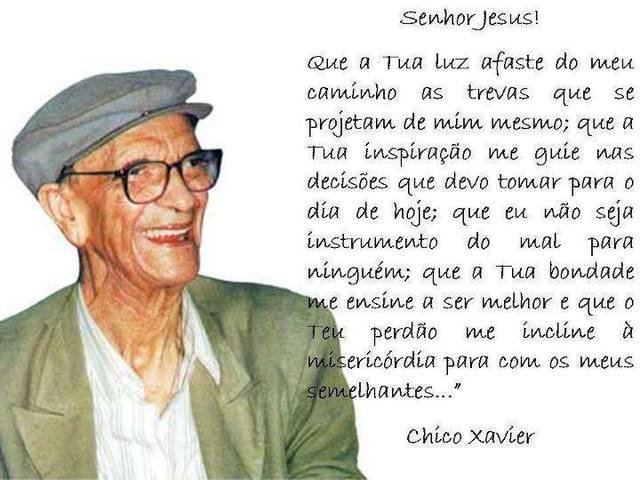 mensagens de Chico Xavier para momentos difíceis