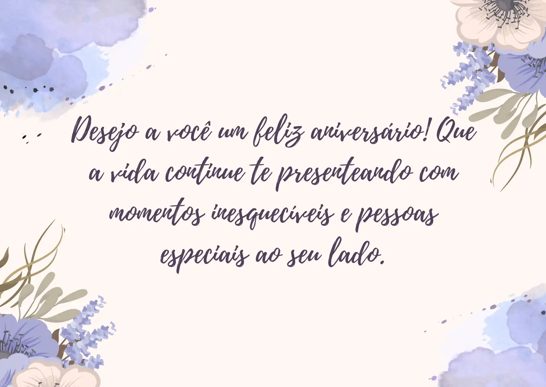 quanto custa enviar mensagem de aniversário personalizada