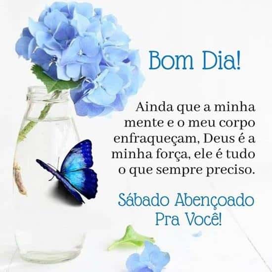 mensagens de bom dia sábado abençoado