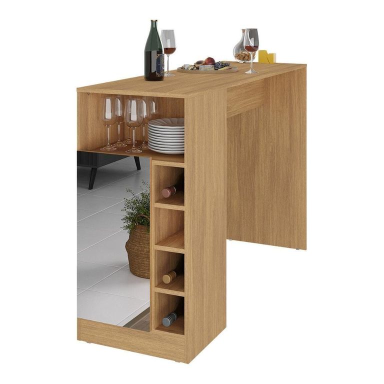 Mesa balcão em inox