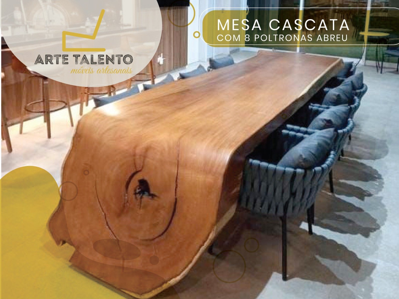 mesa cascata jantar