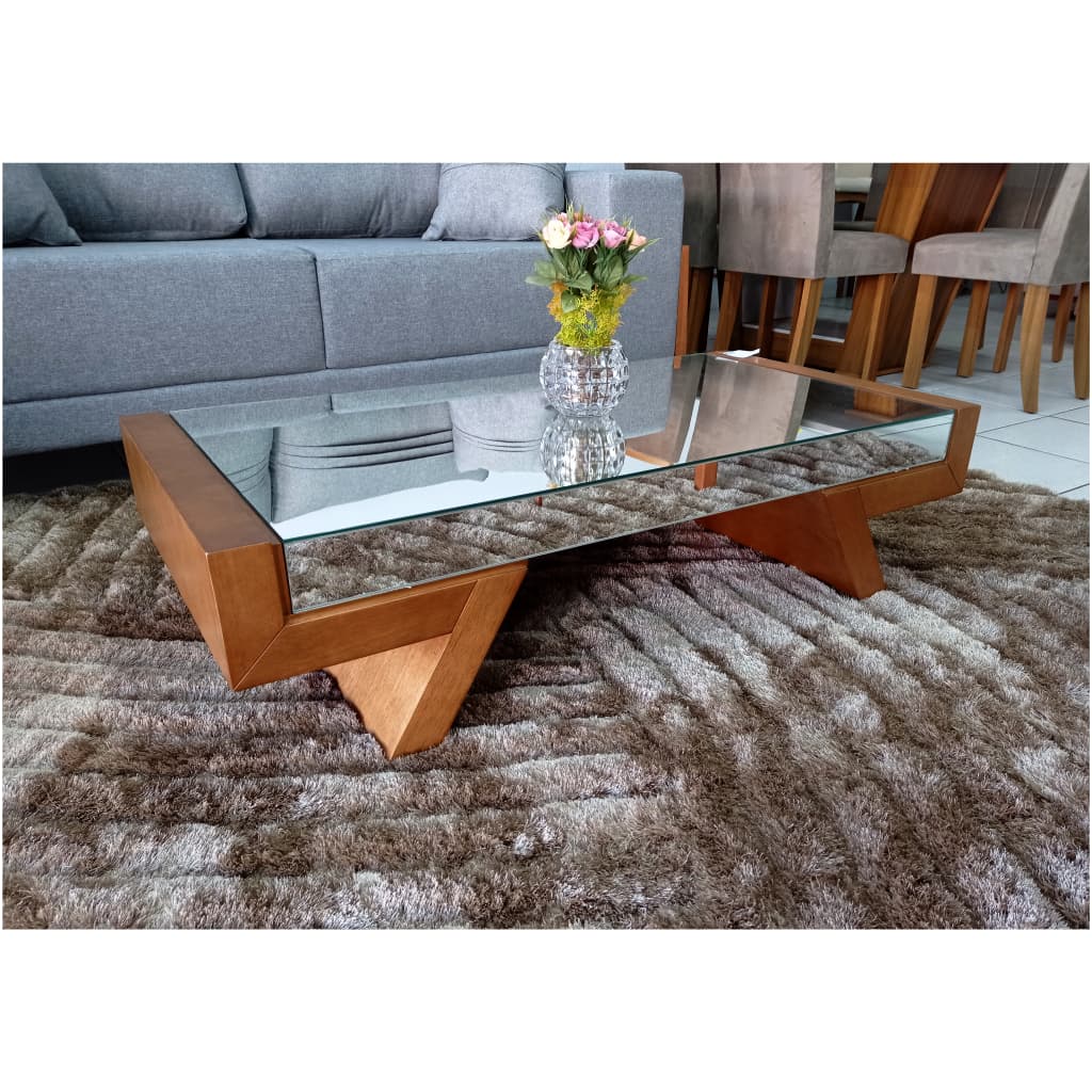 mesa de centro espelhada