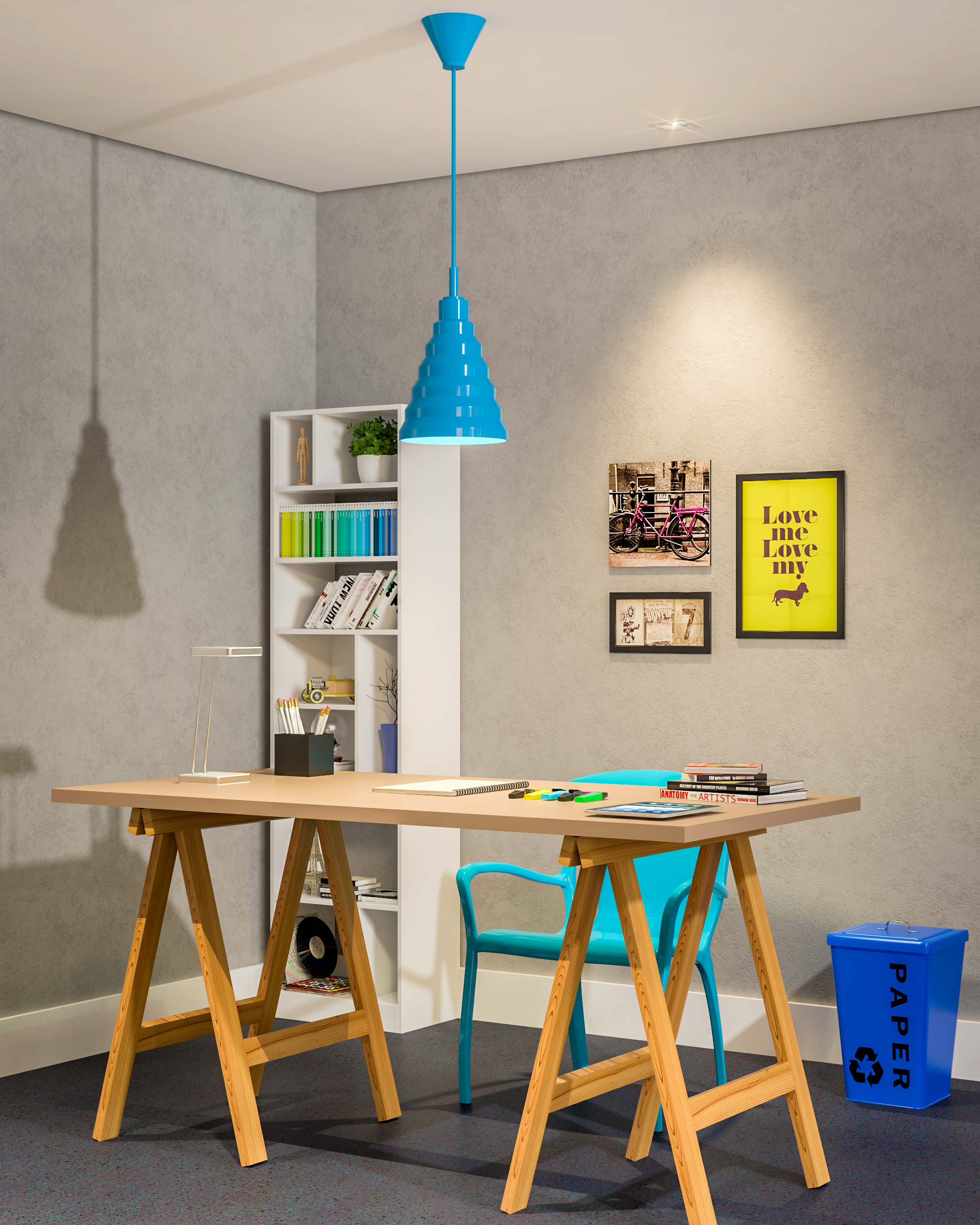 mesa de escritorio cavalete