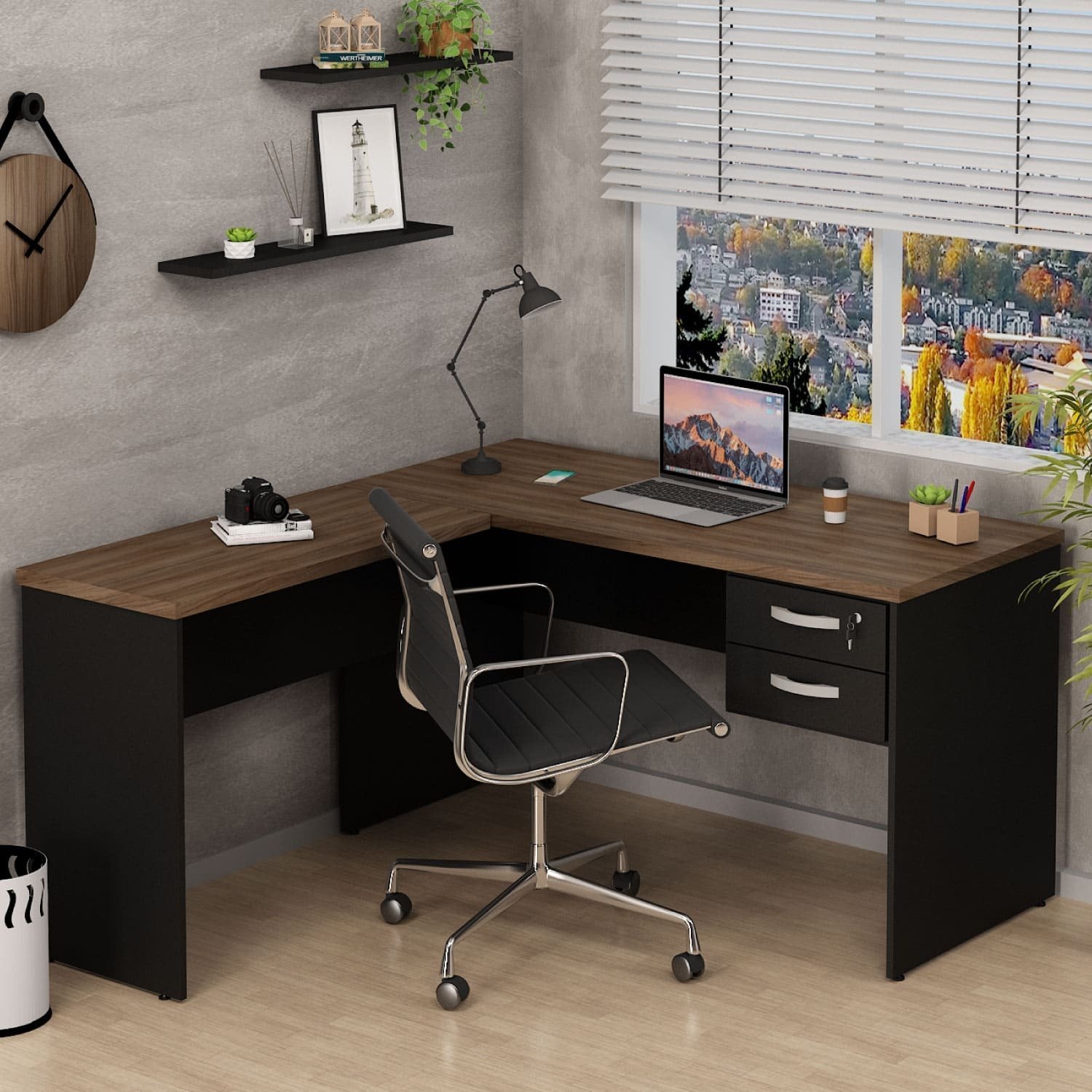 Onde Comprar Mesa de Escritório em L: Amazon