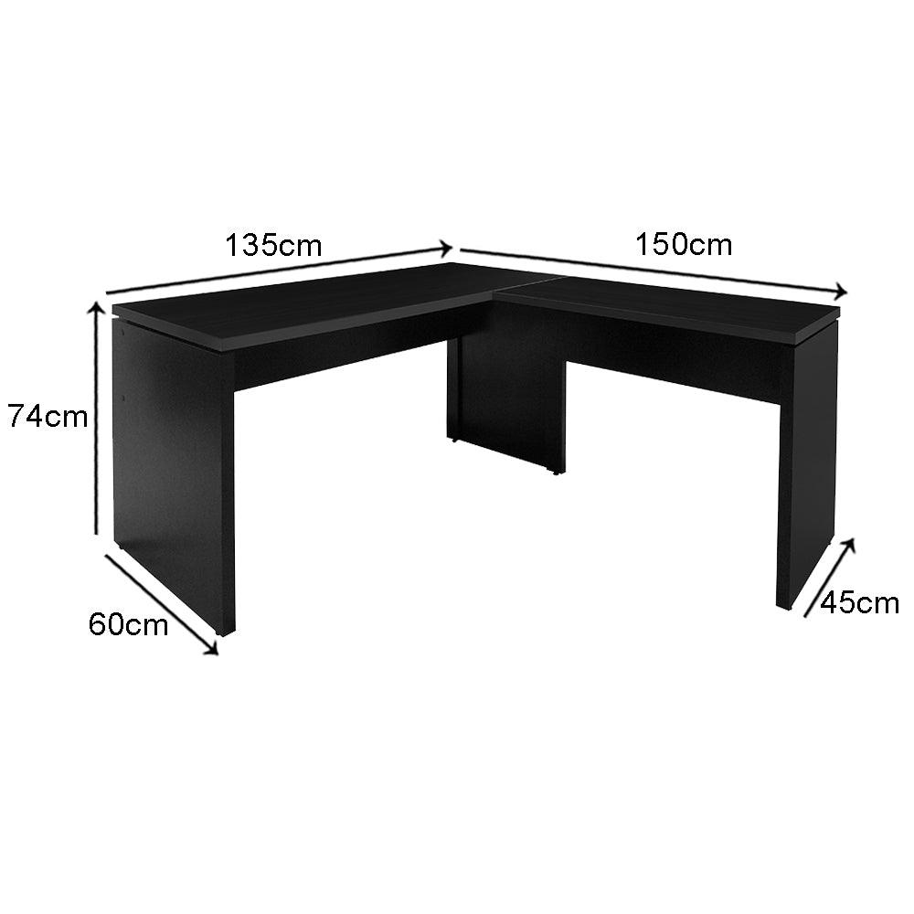 mesa em l para home office