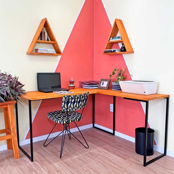 mesa para escritório em l