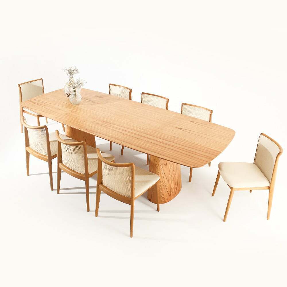 mesa de jantar 8 lugares dourada