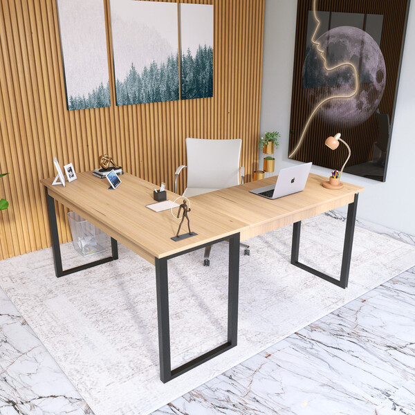 Mesa em L para escritório