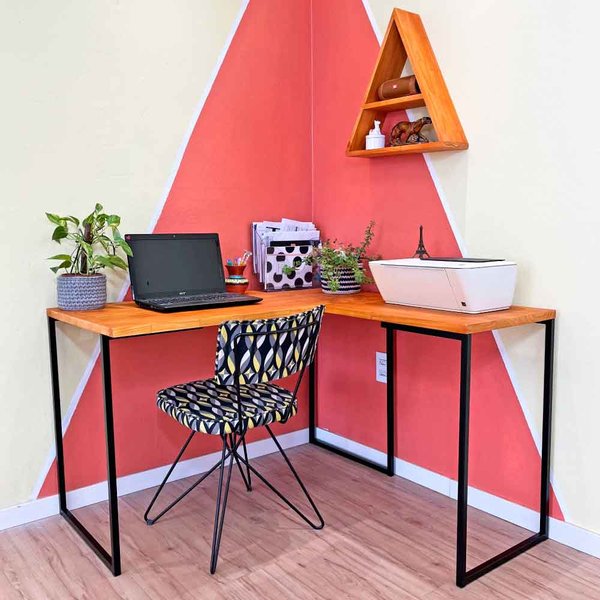 mesa em l para escritorio