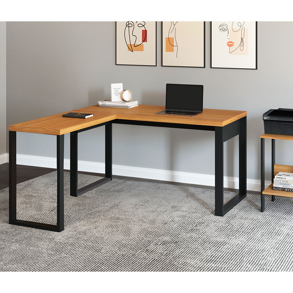 Guia completo de ergonomia para mesas de escritório em L