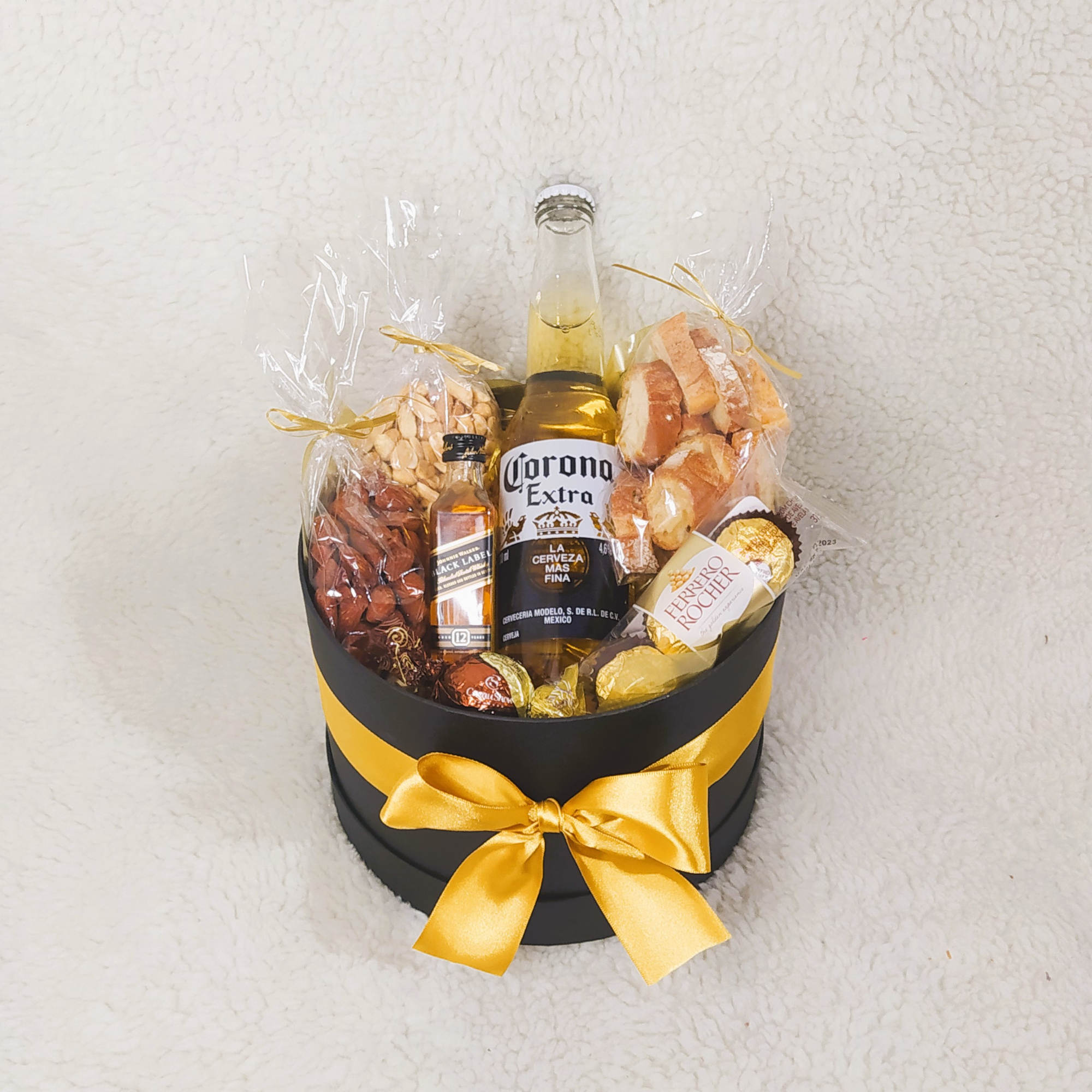 mini cesta de aniversário masculina
