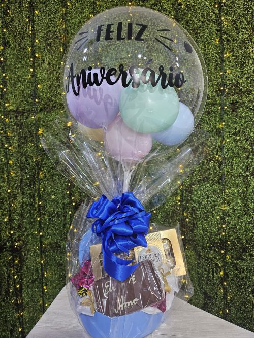 mini cesta de aniversário personalizada