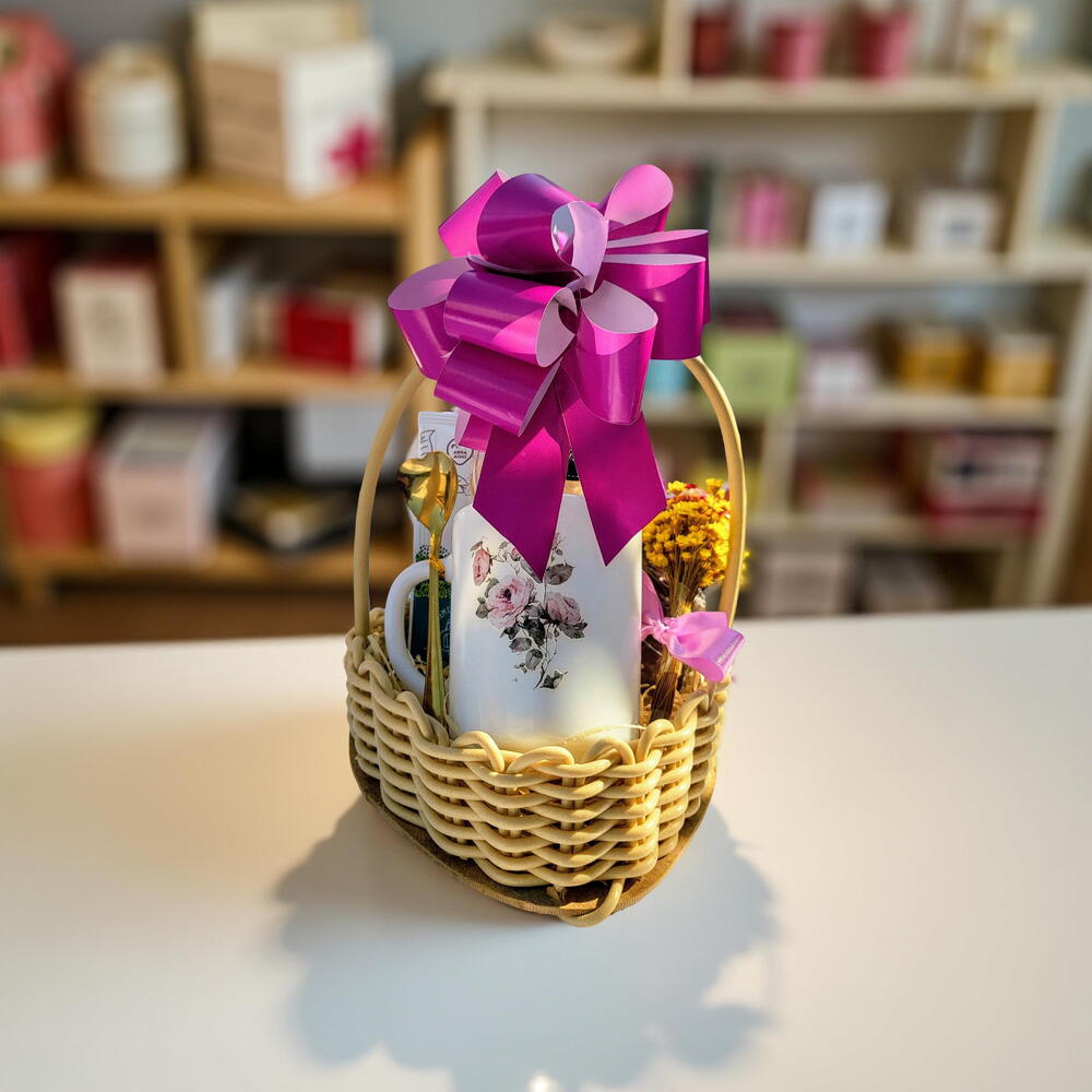 mini cesta de aniversário para namorado