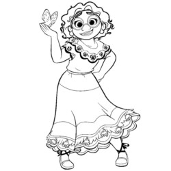 desenho da mirabel para imprimir