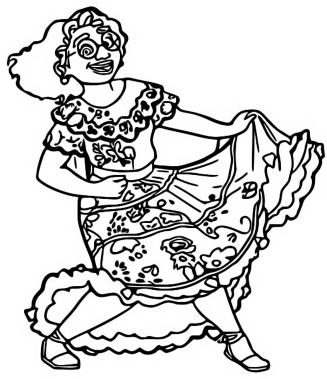 personagens de encanto para pintar