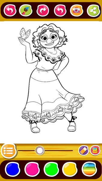 personagens de encanto para pintar