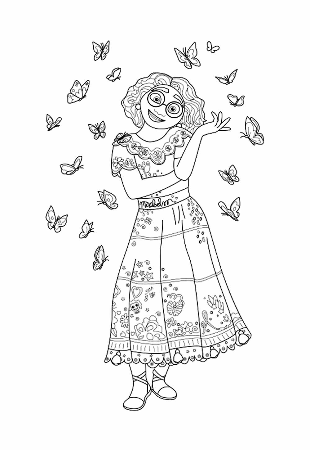 encanto para colorir