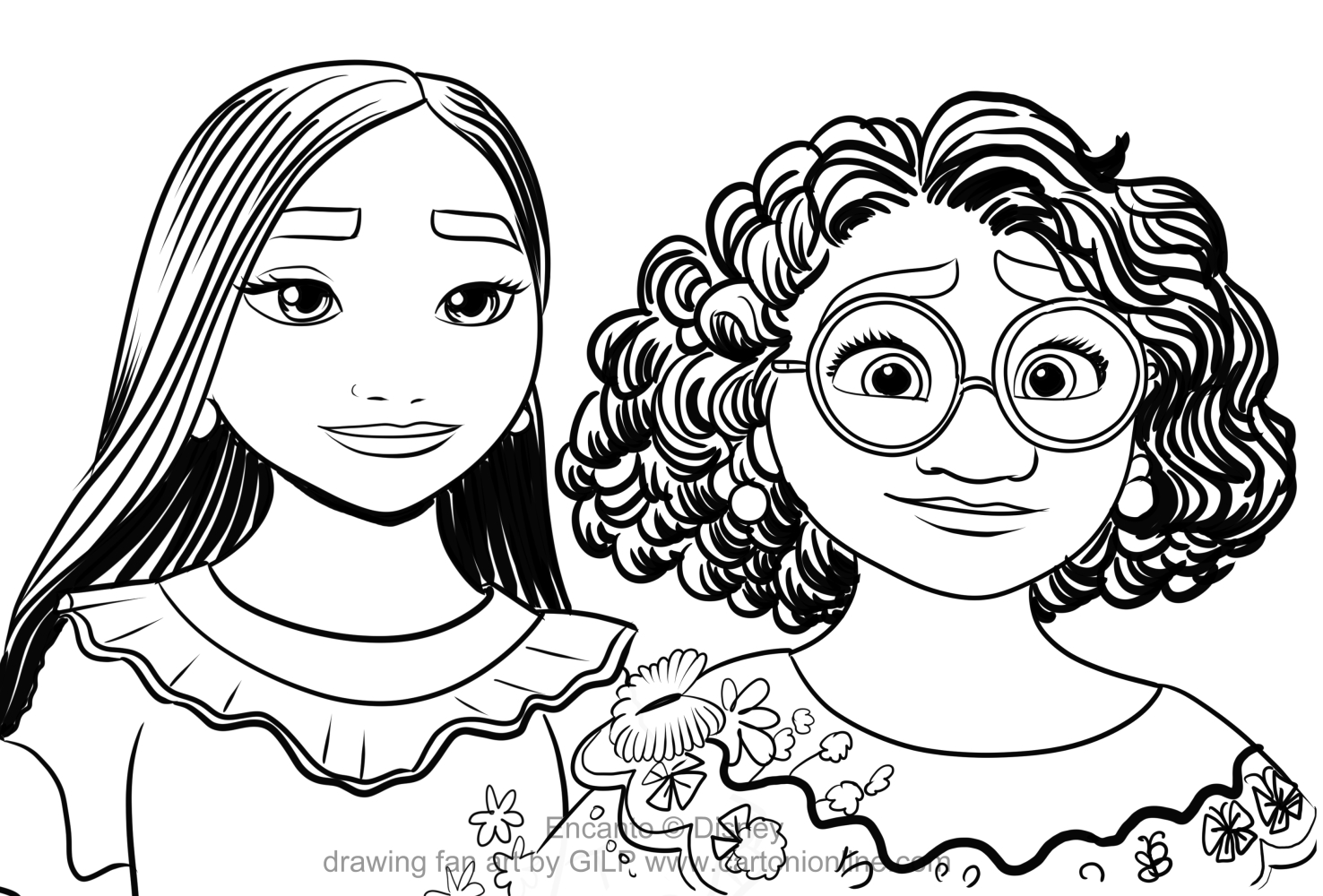 desenho da mirabel para imprimir