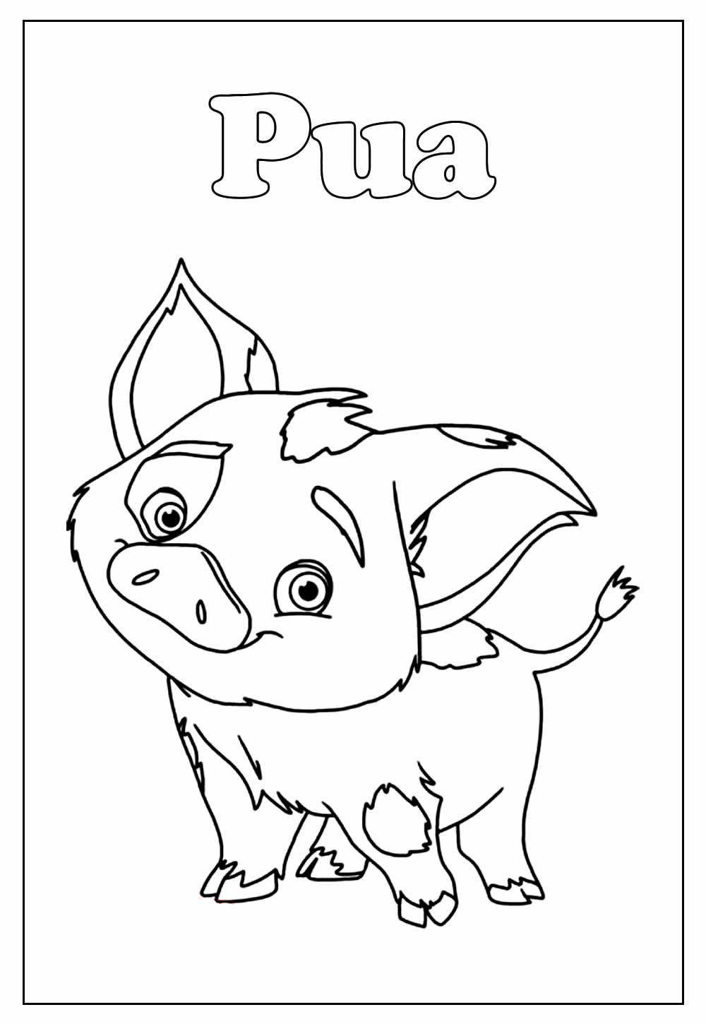imagens da Moana para colorir